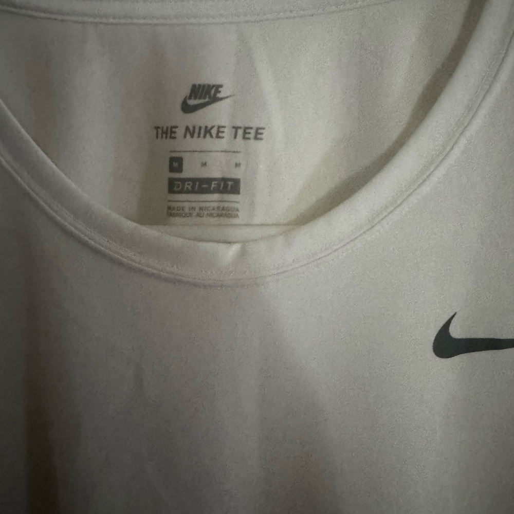 Nike Women's White Long Sleeve Tee - Picture 2 of 2